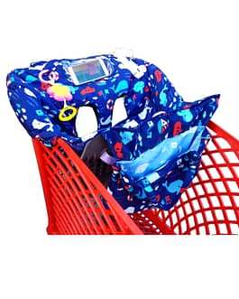 Protège caddie de supermarché pour bébé , avec ceinture de sécurité